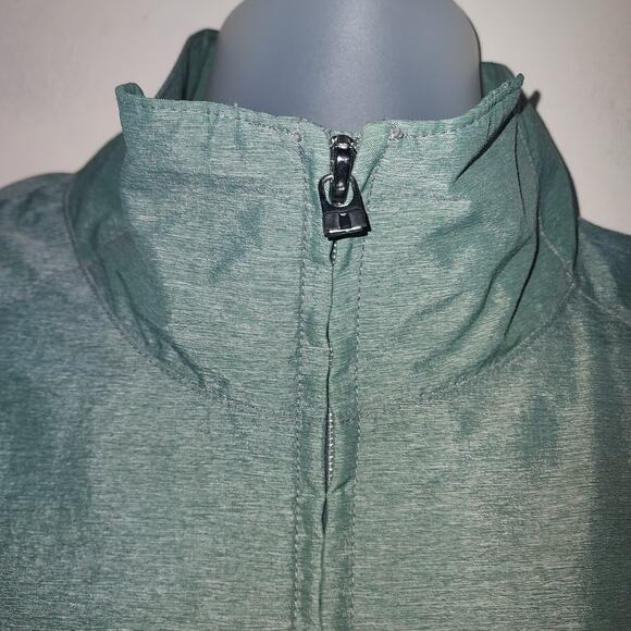 New York Giants Mens Jacket Medium Woven Long Sleeve Zip On Field Reebok NFL - Picture 4 of 9